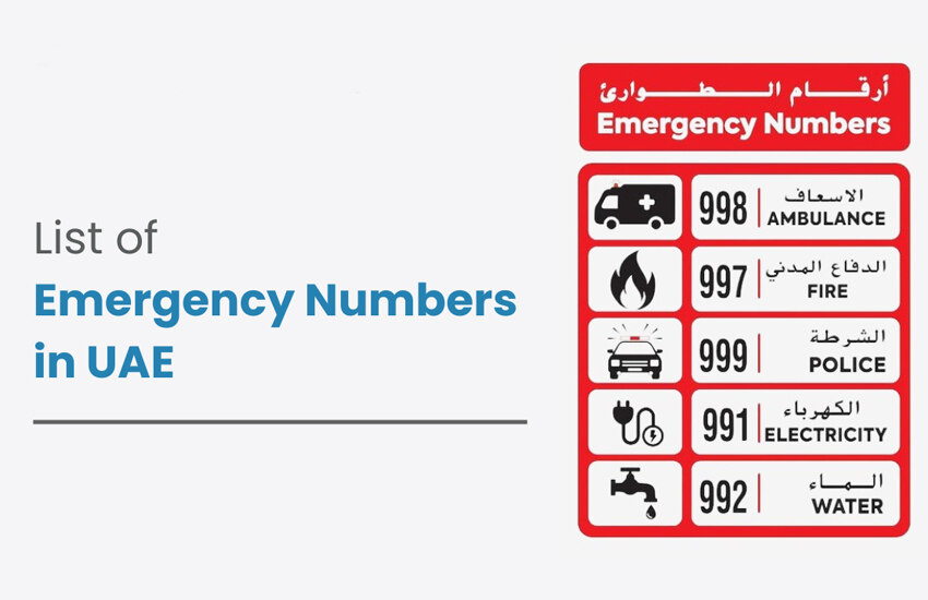 Dubai Emergency Numbers